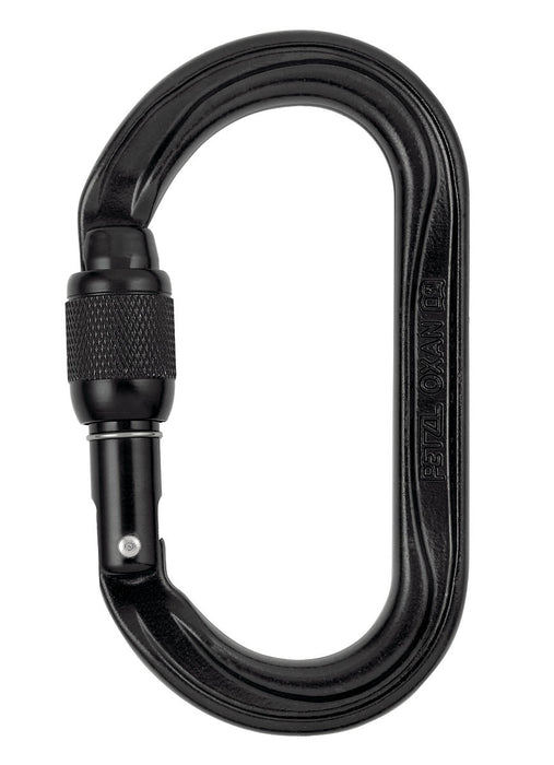 OXAN Steel Carabiner - Screw Locking - Black