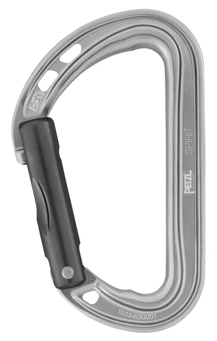 Spirit Carabiner Straight Gate Grey