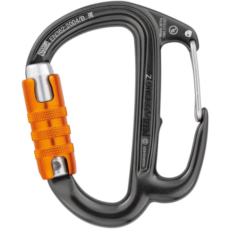 FREINO Z Carabiner with Friction Spur for Descenders - 3-Stage Locking