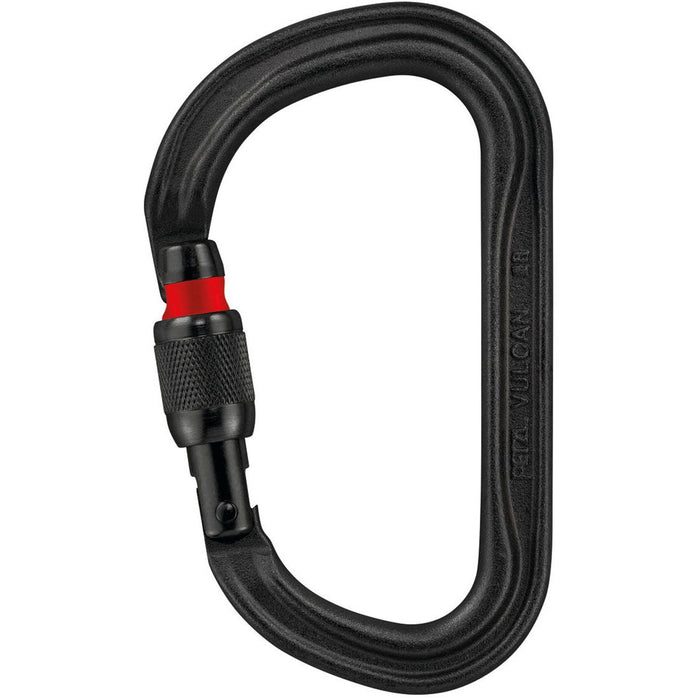 Vulcan Steel Carabiner - Screw Locking - Black (NFPA)