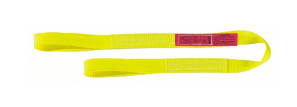 LIFT-ALL Web Sling: Type 3, Nylon, 6 ft Sling Lg, 12 in Eye Lg, 2 Plies