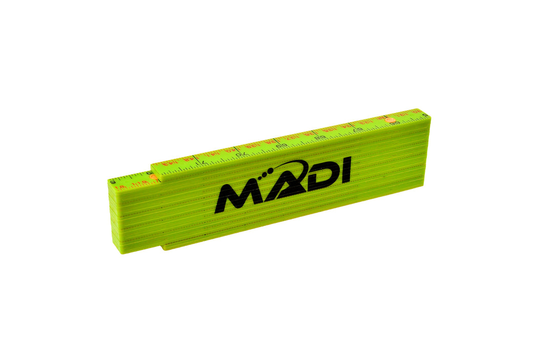 MADI 6' Fiberglass CenterPoint Folding Ruler / Rule – Inside Read