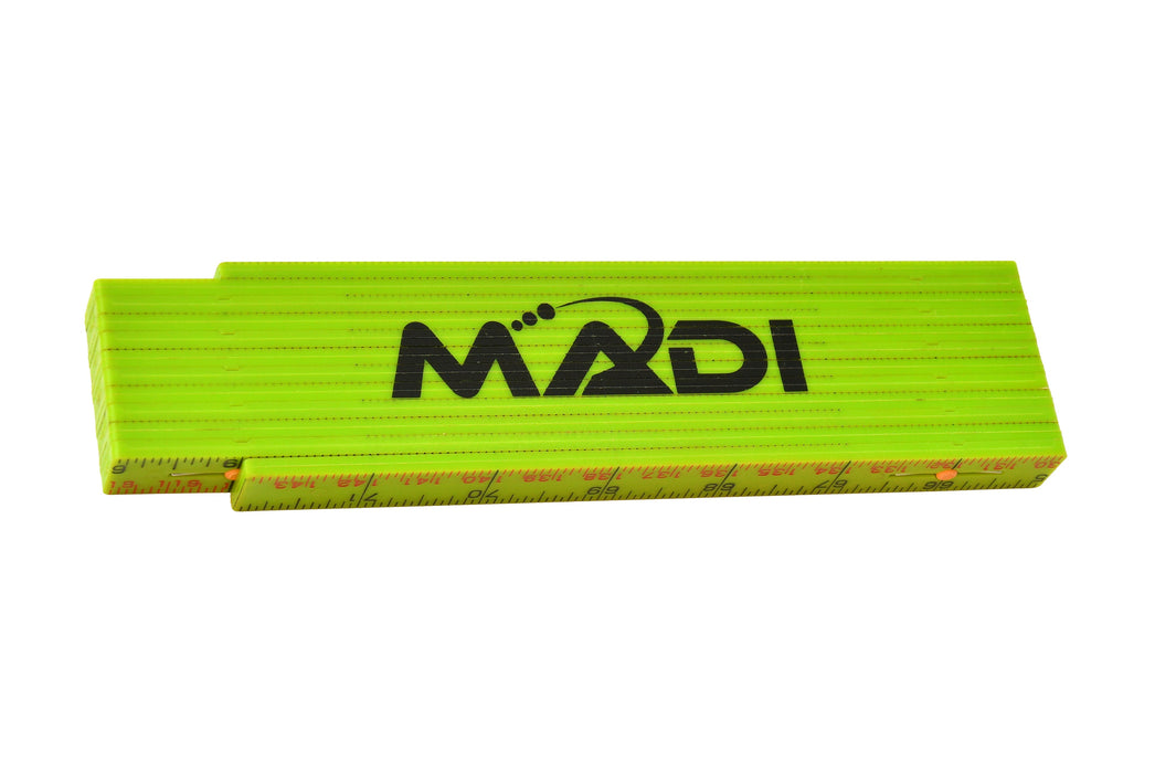 MADI 6' Fiberglass CenterPoint Folding Ruler / Rule – Inside Read