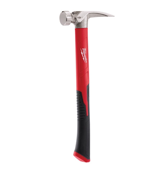 Milwaukee 19oz Smooth Face Poly/Fiberglass Handle Hammer - 48-22-9316