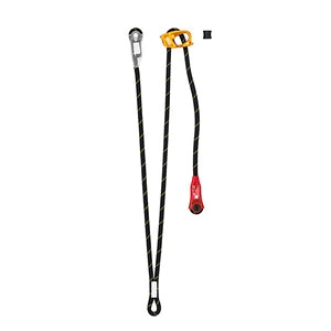 PETZL PROGRESS ADJUST-Y PROGRESSION LANYARD LENGTHS: - FIXED ARM: 65 CM - ADJUSTABLE ARM: UP TO 95 CM