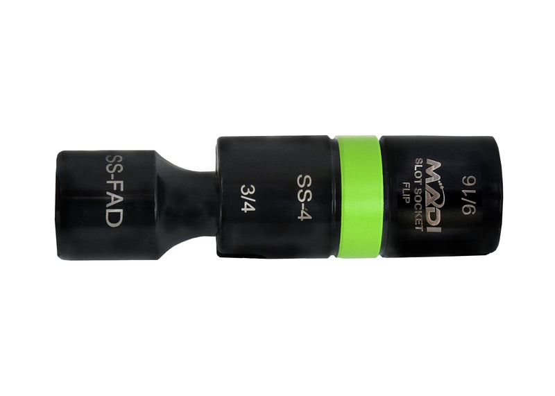 MADI Slot Socket™ Flip Impact 3-in-1 Hex (9/16" & 3/4") - SS4