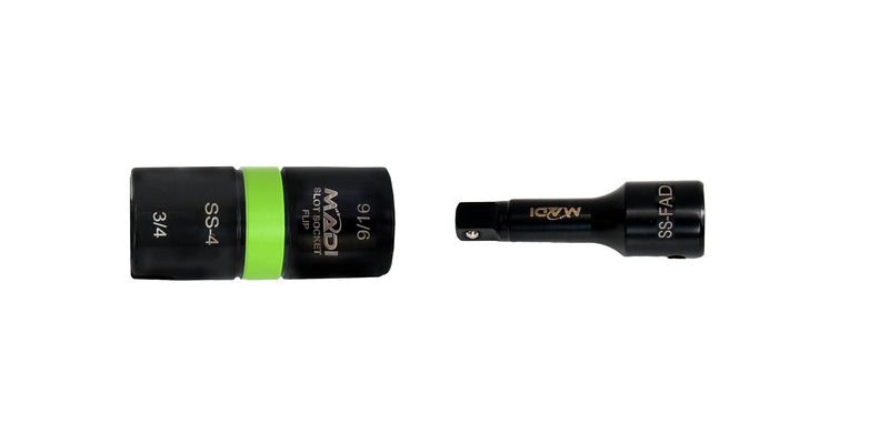 MADI Slot Socket™ Flip Impact 3-in-1 Hex (9/16" & 3/4") - SS4