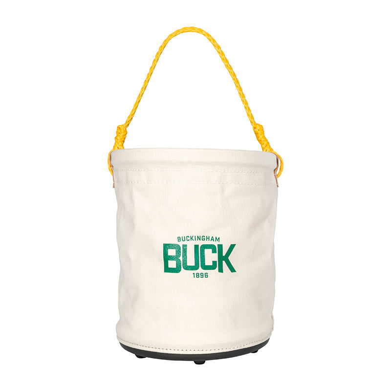 12” x 15” Canvas Bucket (Hard Bottom) with Inner Pocket (No Swivel Sna ...