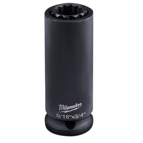 Milwaukee 2-IN-1 Socket 12pt 9/16"x 3/4" - 49-66-5121