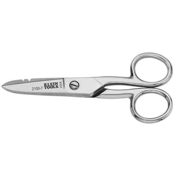 Klein Electricians Scissors Stripping Notches (94-2100-7)