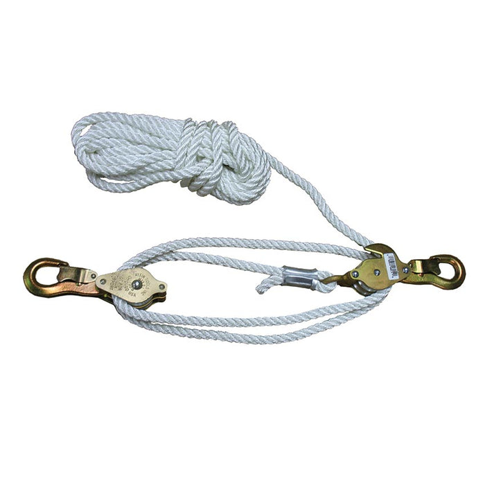 Self Locking Double Sheave Block with Swivel Hook - (53-3535) — S1 Supply