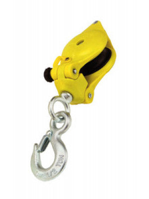 Slingco 3" Hand Line Utility Block with Latched Swivel Hook - 87-ZAB8725