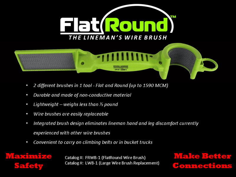MADI  FlatRound The Lineman’s Wire Brush (95-FRWB1)