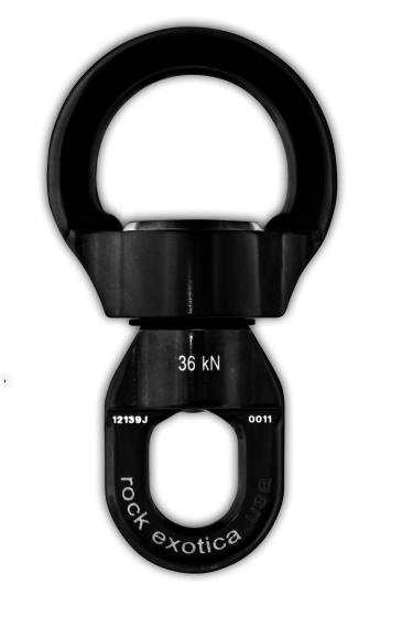 Rock Exotica Stainless Steel (Black) Swivel