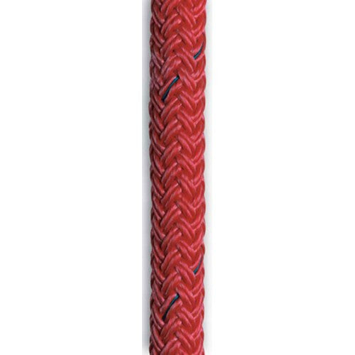 Samson 5/8" Coated Stable Braid Red - Double Braid - (87-443C)