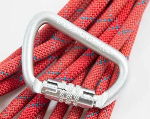 STEEL D 2LOCK CARABINER