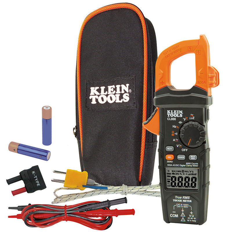 Klein Digital Clamp Meter AC/DC Auto-Ranging (94-CL800)