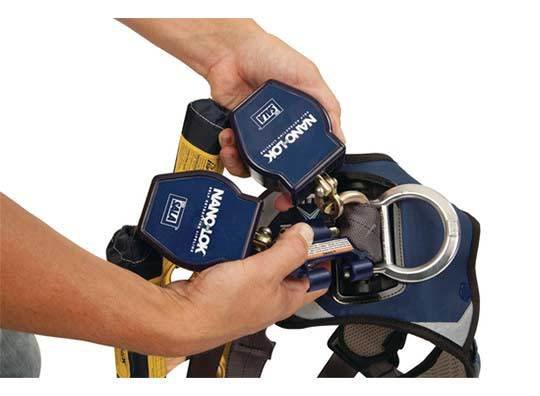 Nano-Lok Twin-Leg Quick Connect Self Retracting Lifeline - Web