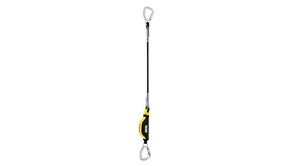 ABSORBICA-I 80 single lanyard with energy absorber, captive carabiners, ANSI