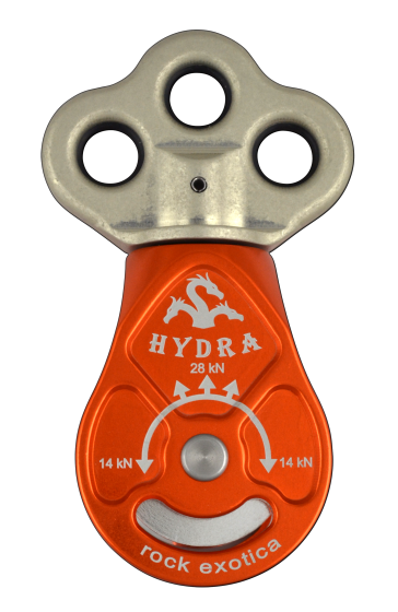 Rock Exotica HYDRA Triple Attachment Swivel Pulley - P4